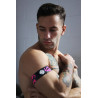 Breedwell Brassards NEO CAMO Noir-Rose Neon